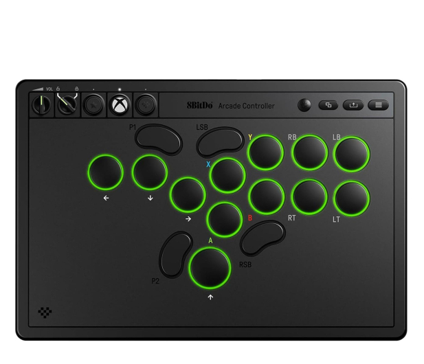 8BitDo Arcade Controller Xbox/PC Black RET00621 - 1367010 - zdjęcie